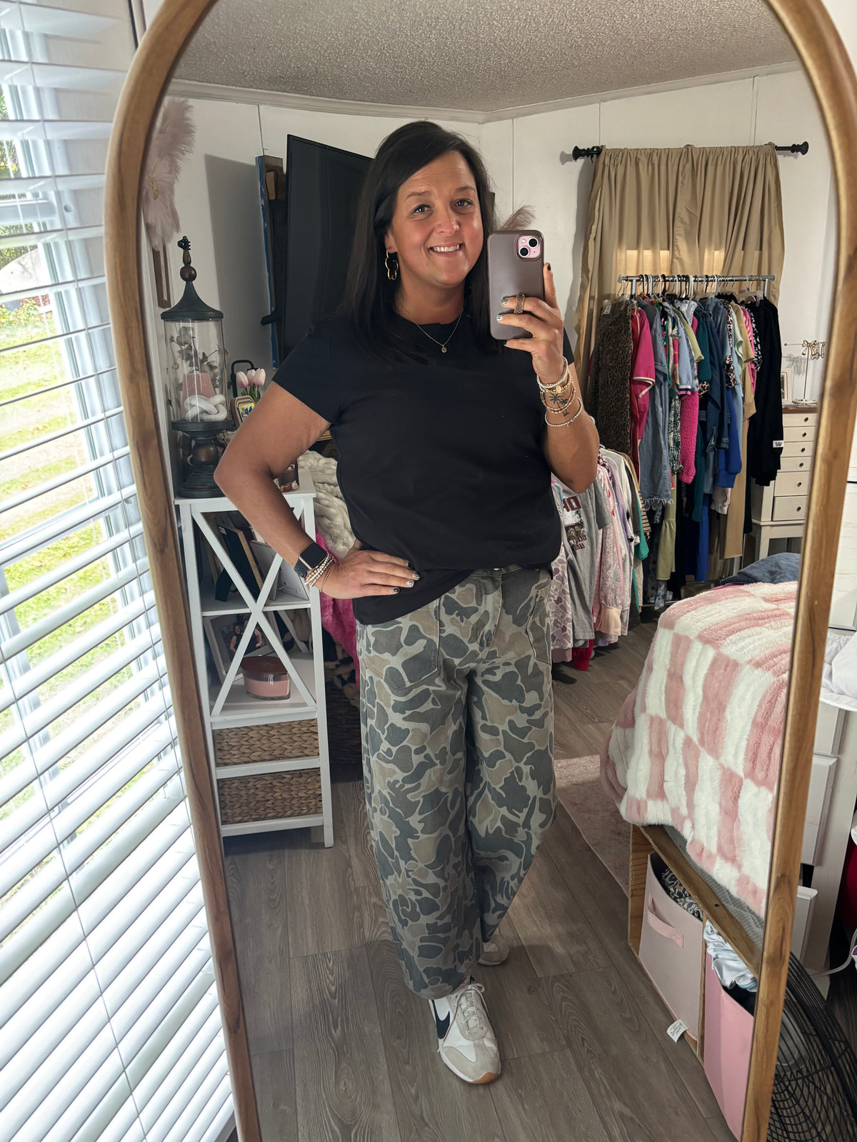 Multicolour Camouflage Shift Ankle Length Jeans