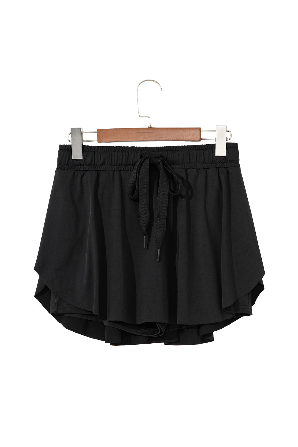 Drawstring High Waist Lined Tennis Skort