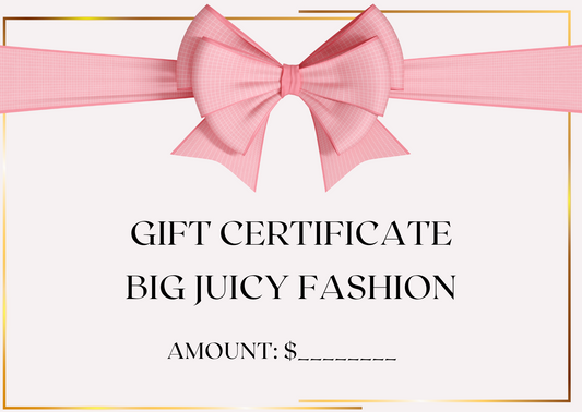 Big Juicy Fashion Gift Card