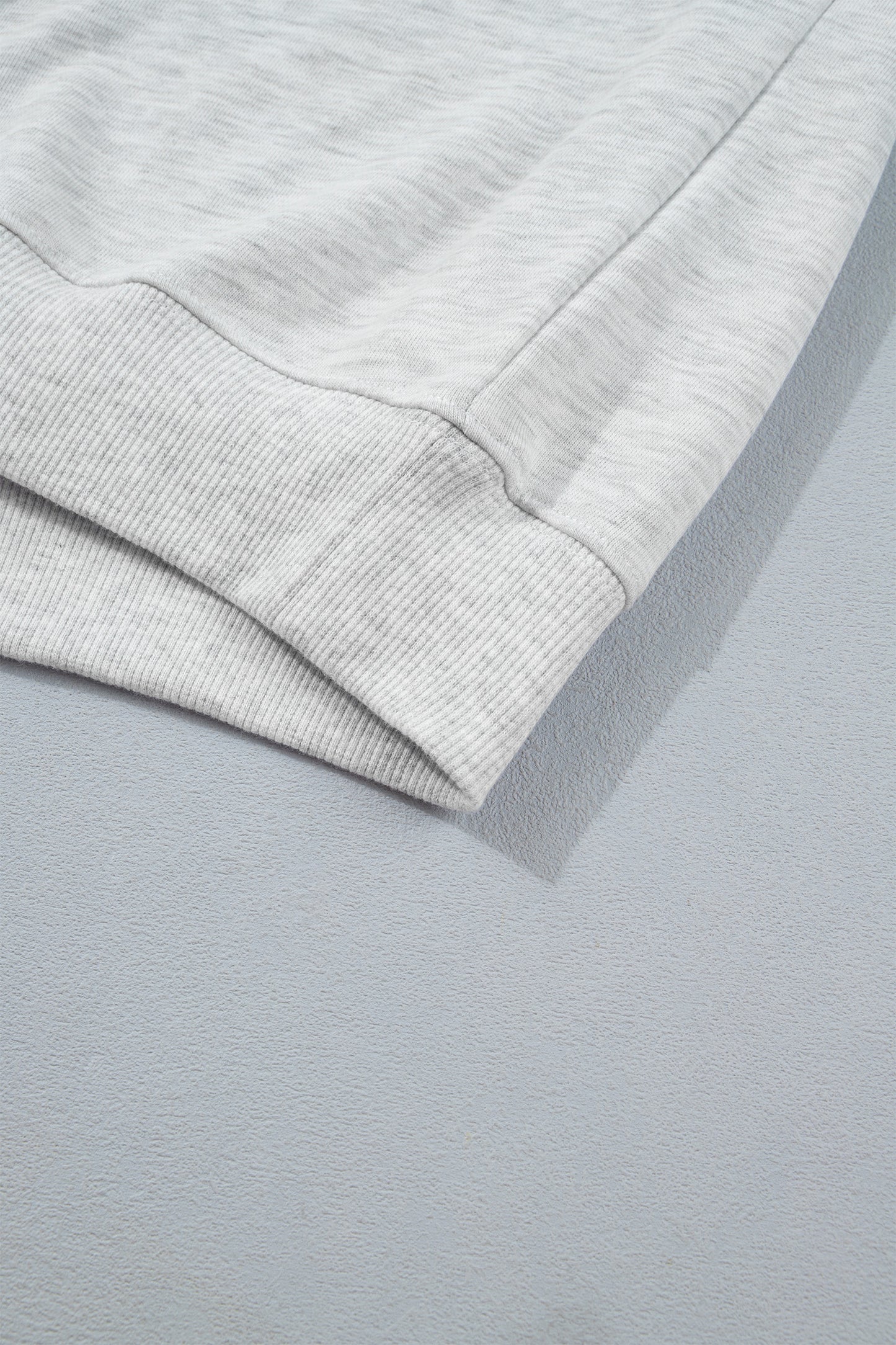 Light Grey Game Day Letter Embroidery Long Sleeve Round Neck Sweatshirt