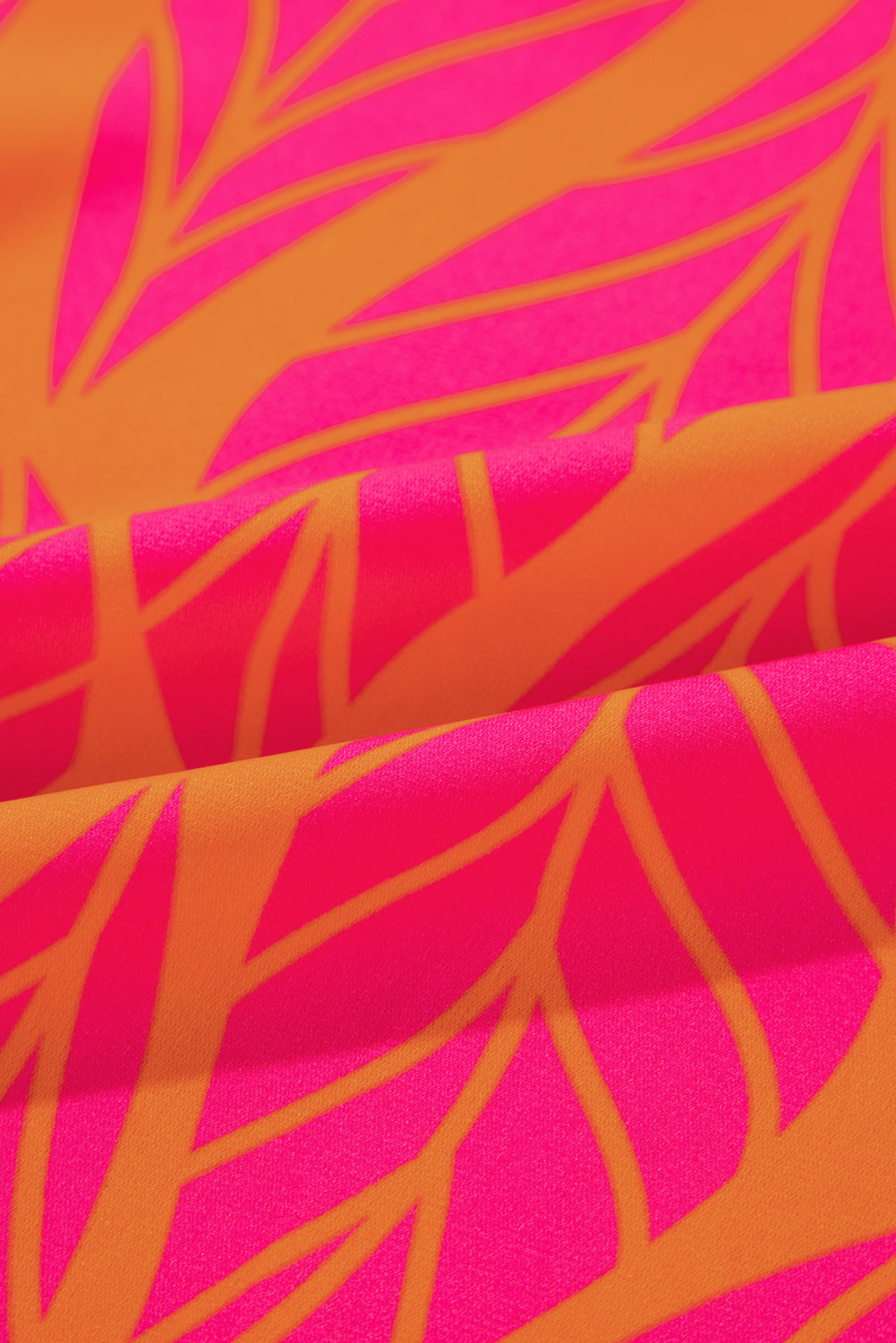 Pink and Orange Tropical Top