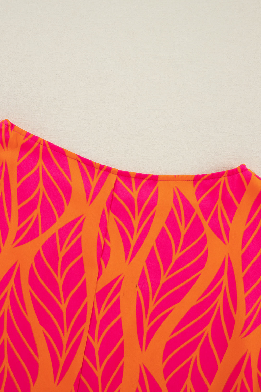 Pink and Orange Tropical Top